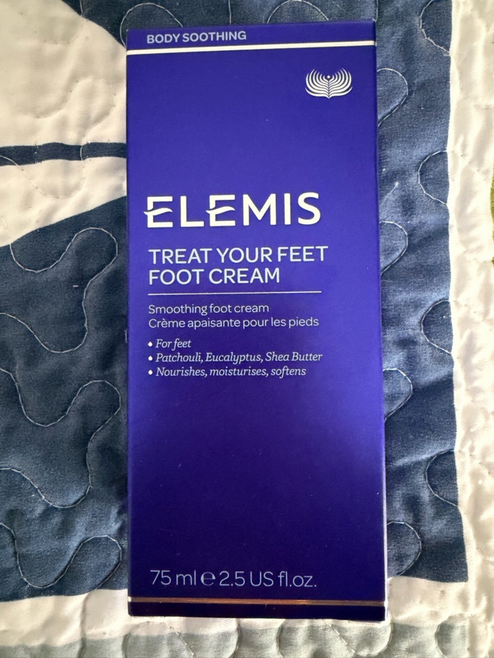 ELEMIS Foot Cream in Deep Purple Box